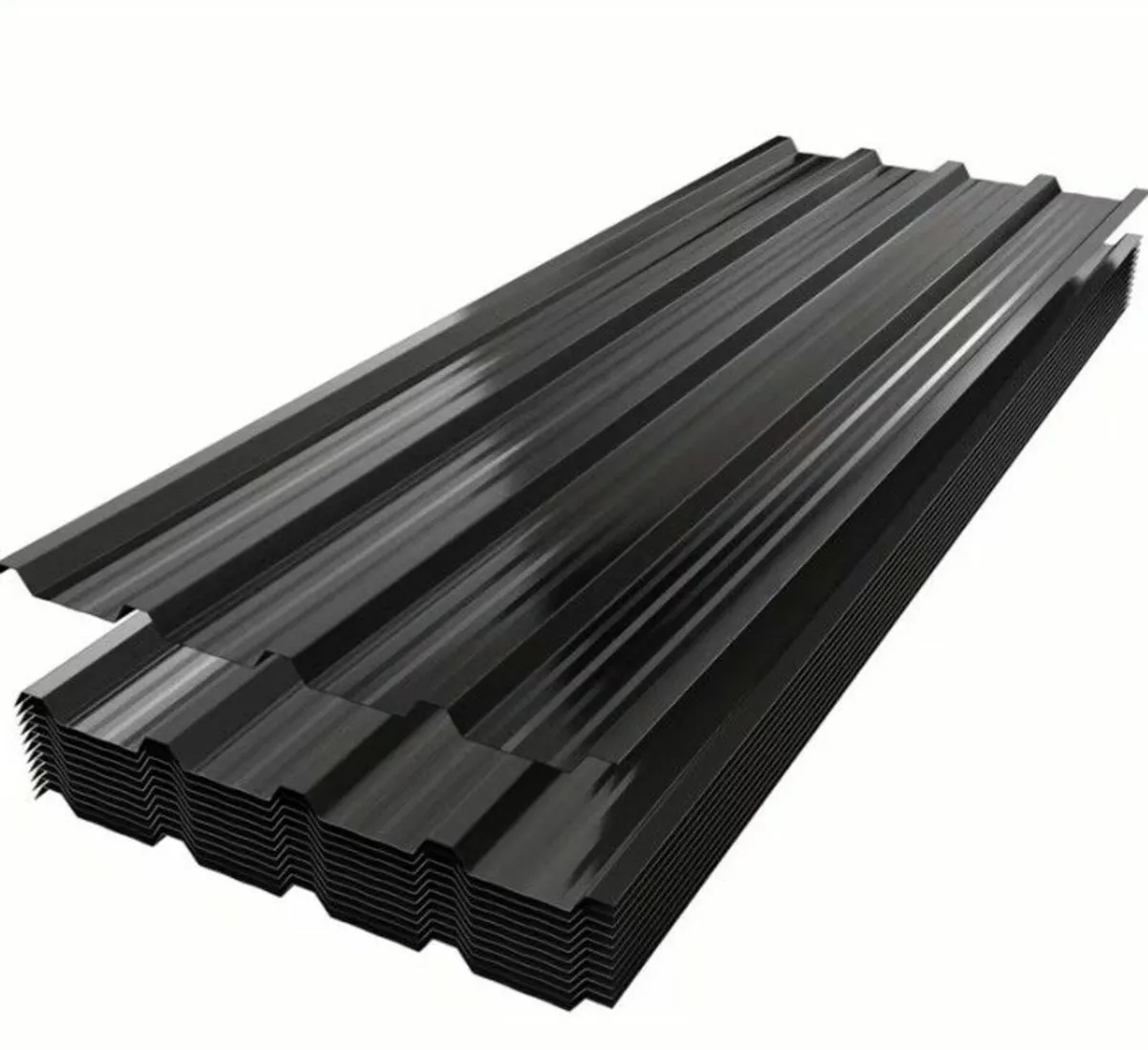 24 x Trapezoidal Corrugated Sheet Metal Sheets for - Image 2