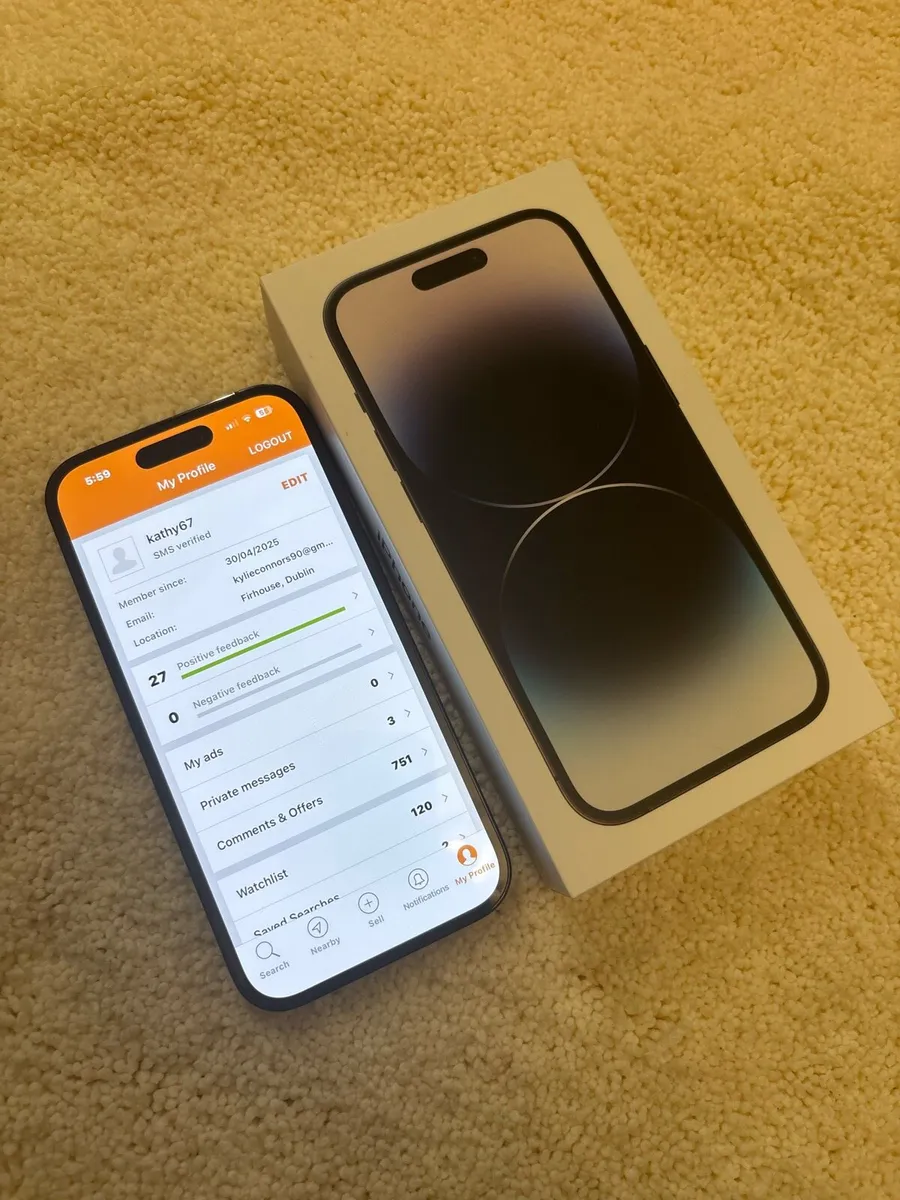 IPhone 14 Pro 256GB sim free with box - Image 1