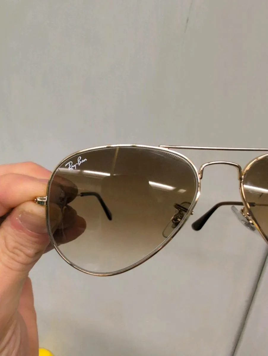 Rayban Aviator Gradient (Brown Gold) - Image 2