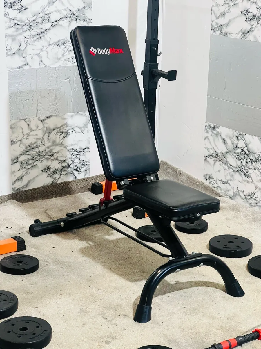 WEIGHT BENCH RACK STAND WEIGHTS BARBELL DUMBLS - Image 3