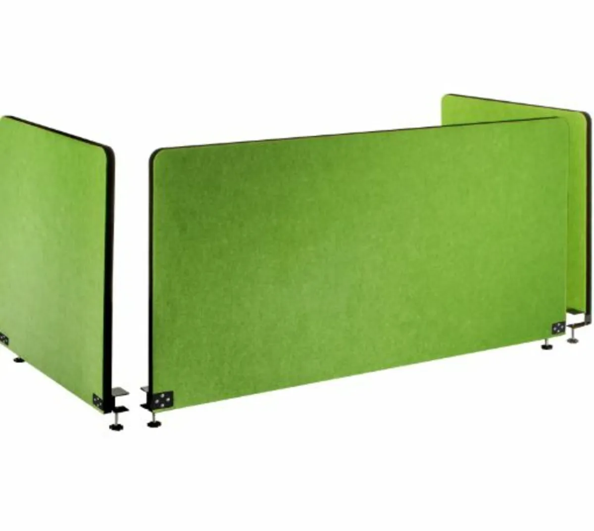 Desk Divider 60'' Desk Privacy Panel, 3 Panels - Image 4