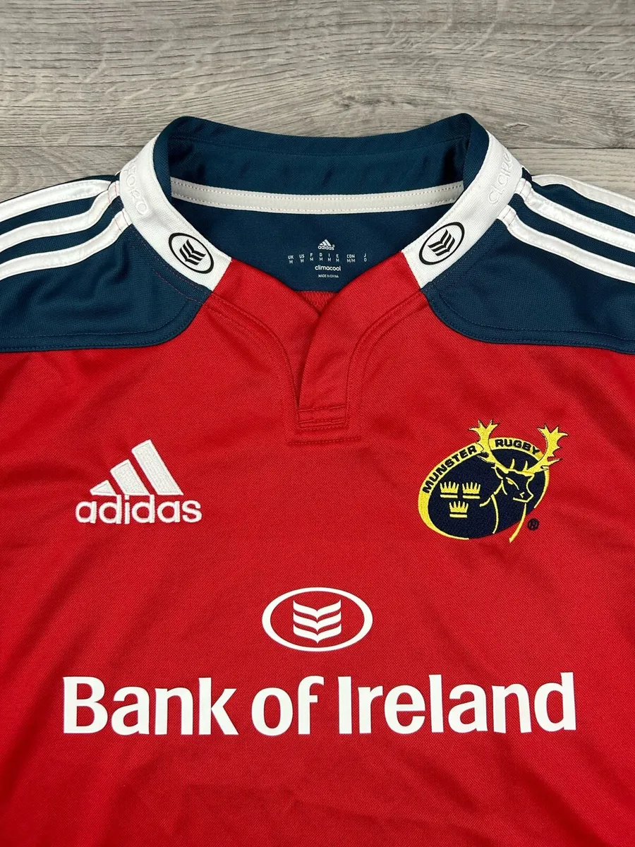 Adidas Munster Rugby Jersey Shirt Mens Medium - Image 3