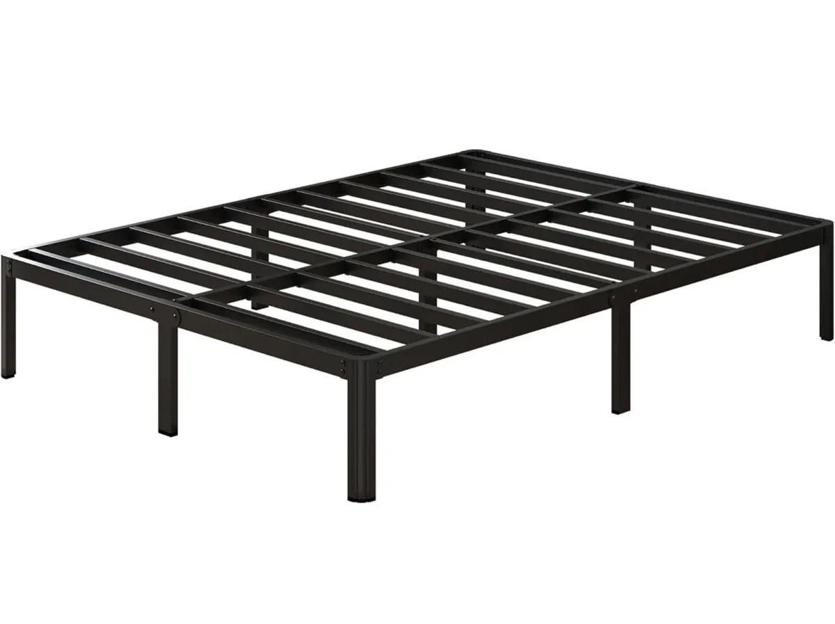 King Size Bed Frame 30.5 cm High with Rounded Corn - Image 2