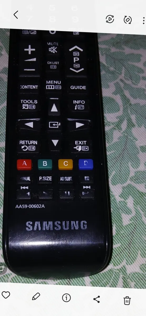 Samsung tv remote control. - Image 1