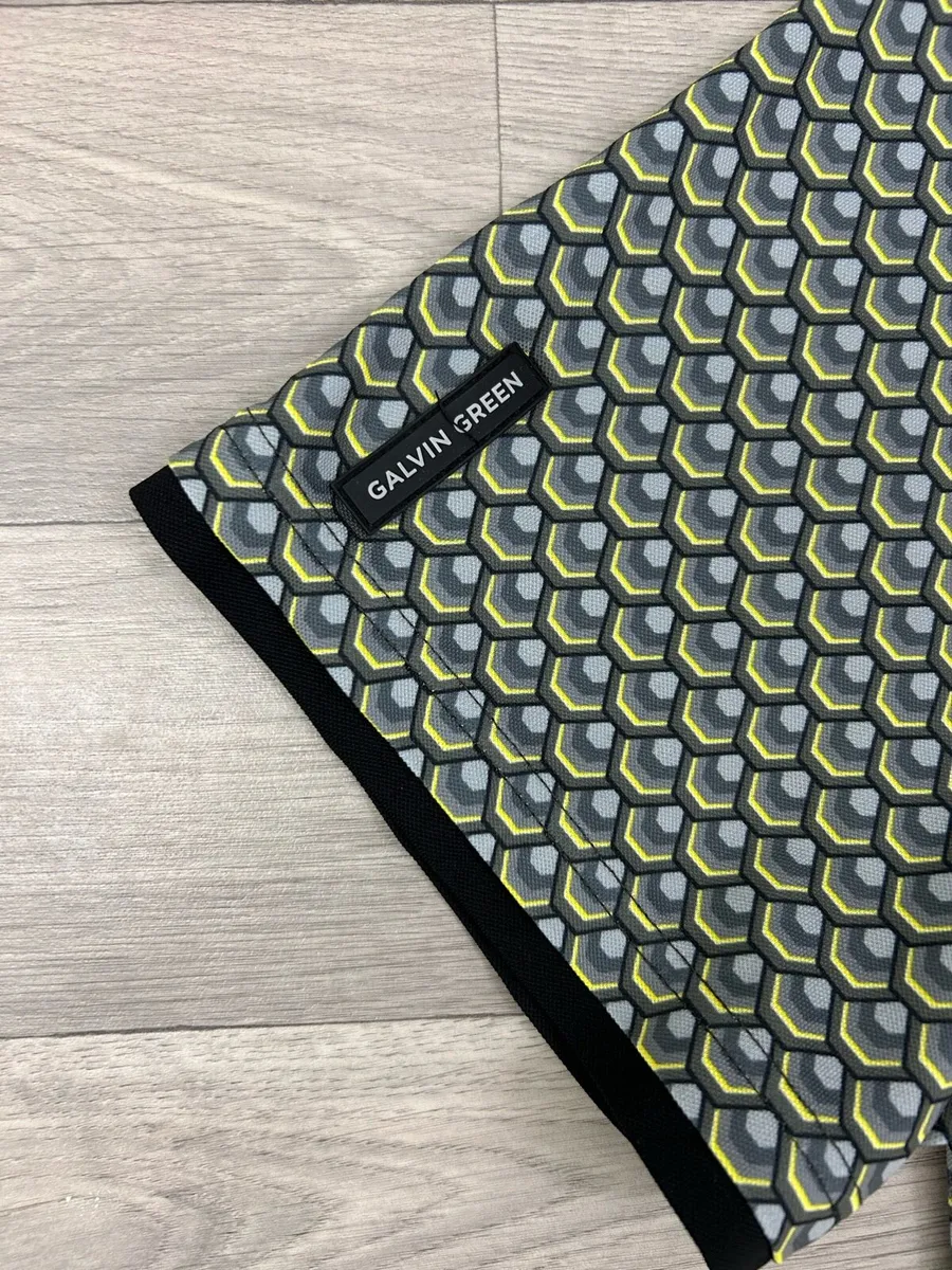 Galvin Green Patterned Golf Polo Shirt Mens XXL - Image 3