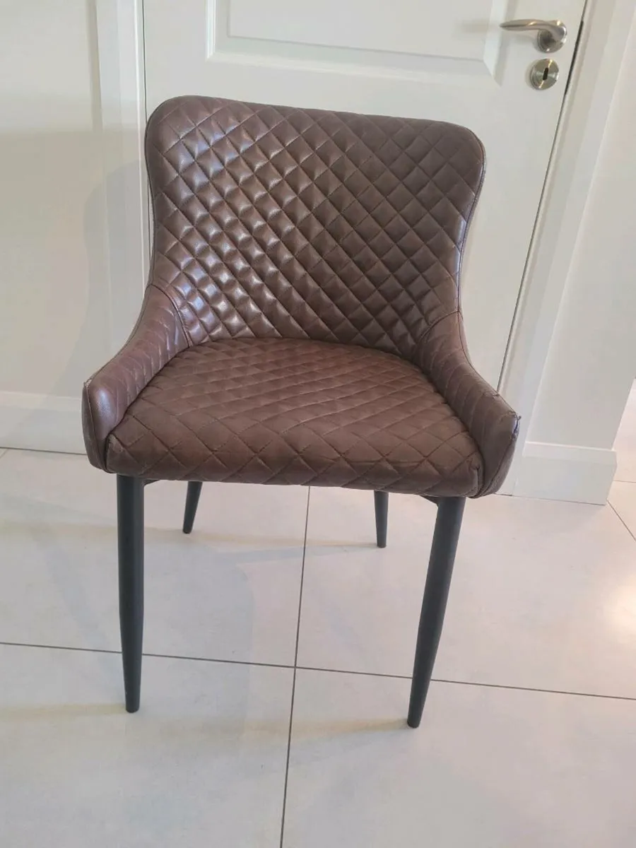 Kitchen chairs x 6 - Image 2