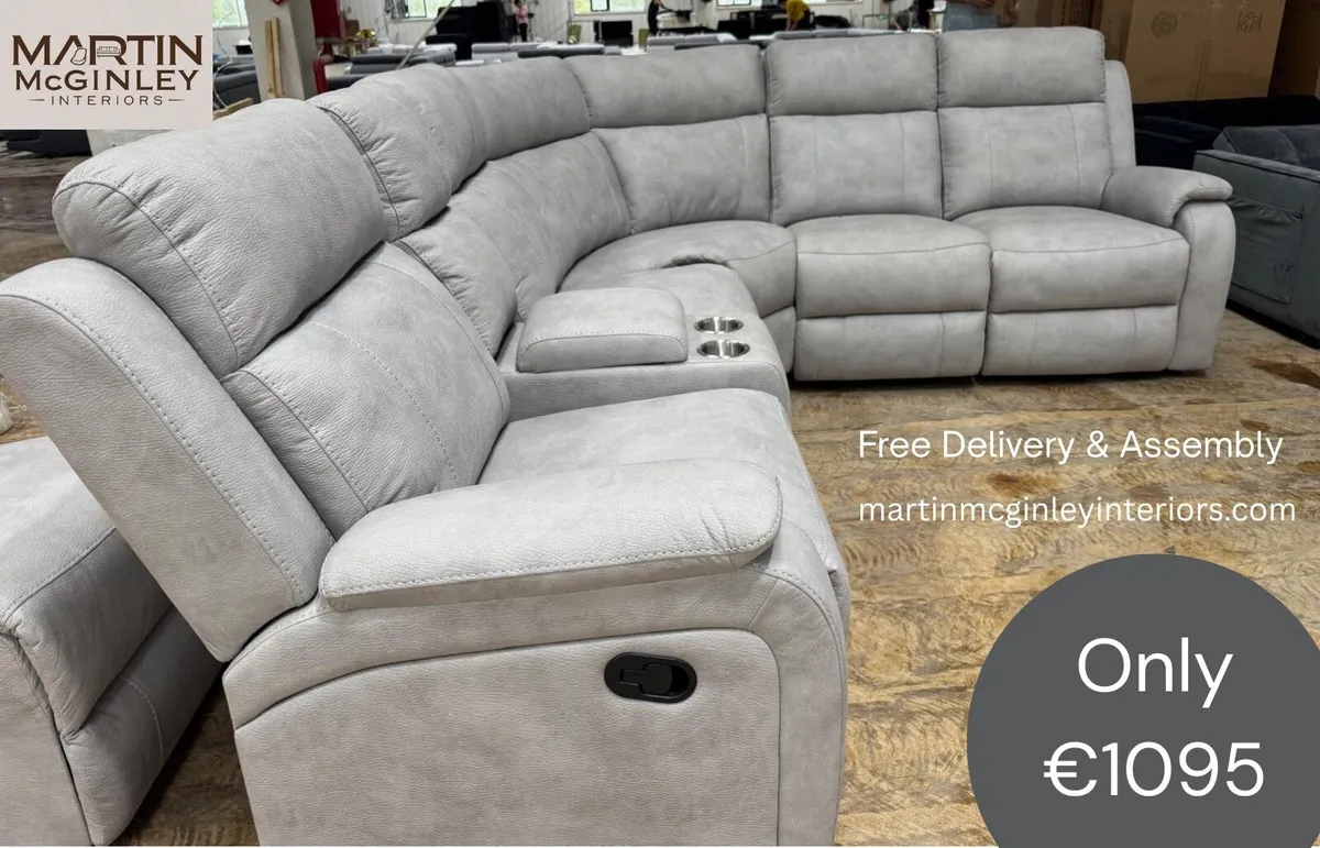 New Torino Leather Corner Sofas - Image 1