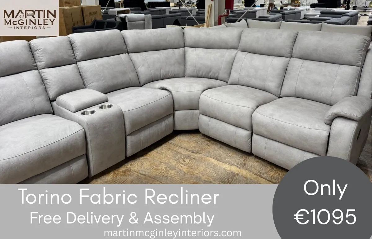 New Torino Leather Corner Sofas - Image 2
