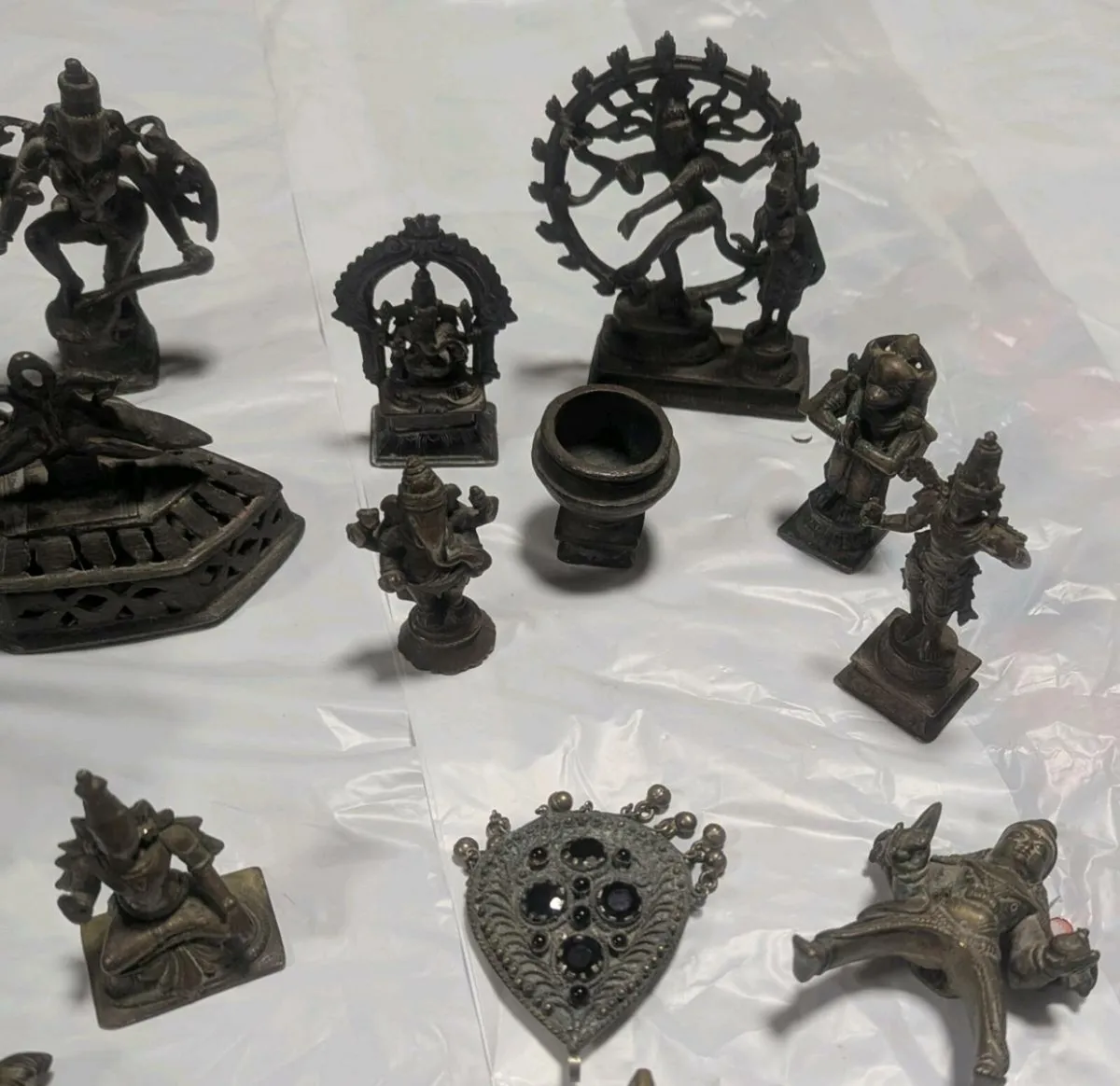 Assorted Indian Brass & Bronze Ornaments - Image 2