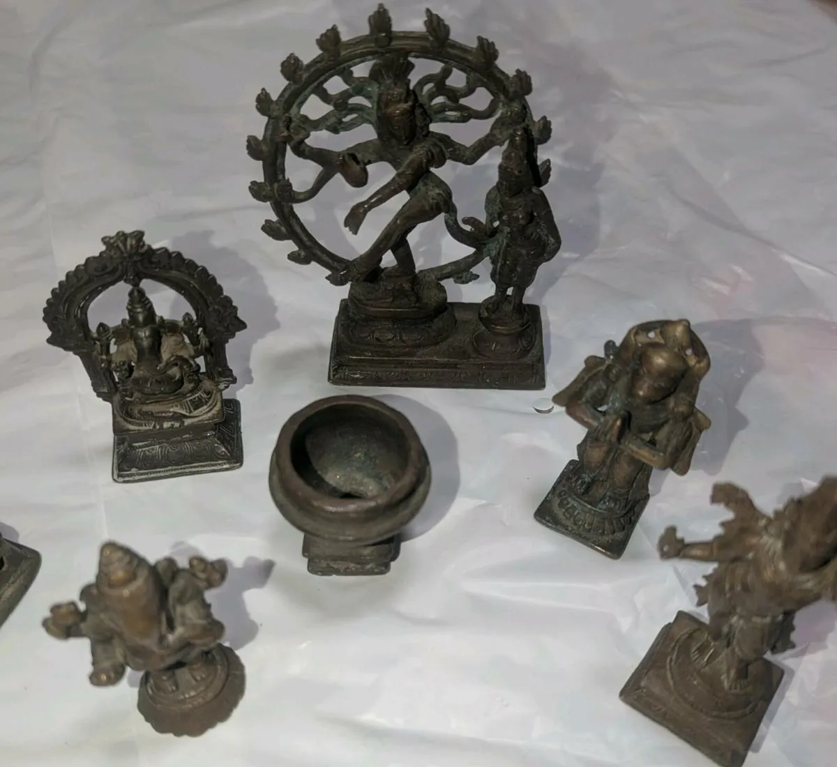 Assorted Indian Brass & Bronze Ornaments - Image 3