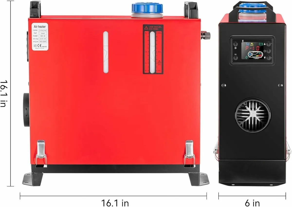 All in One Diesel Heater 5kw, 8kw. LCD. - Image 2