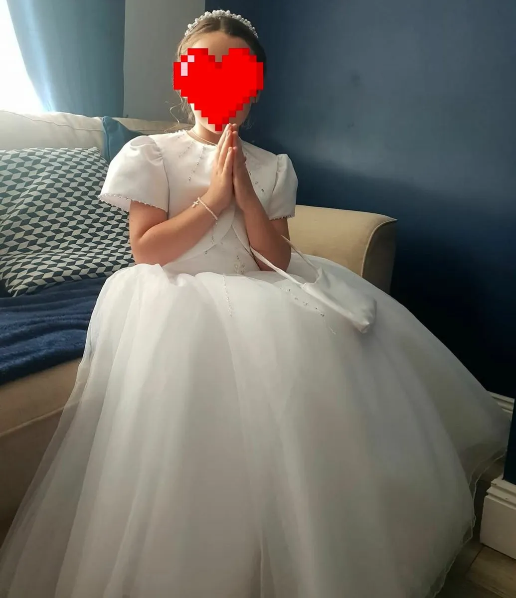 Communion dress & accessories - Image 4