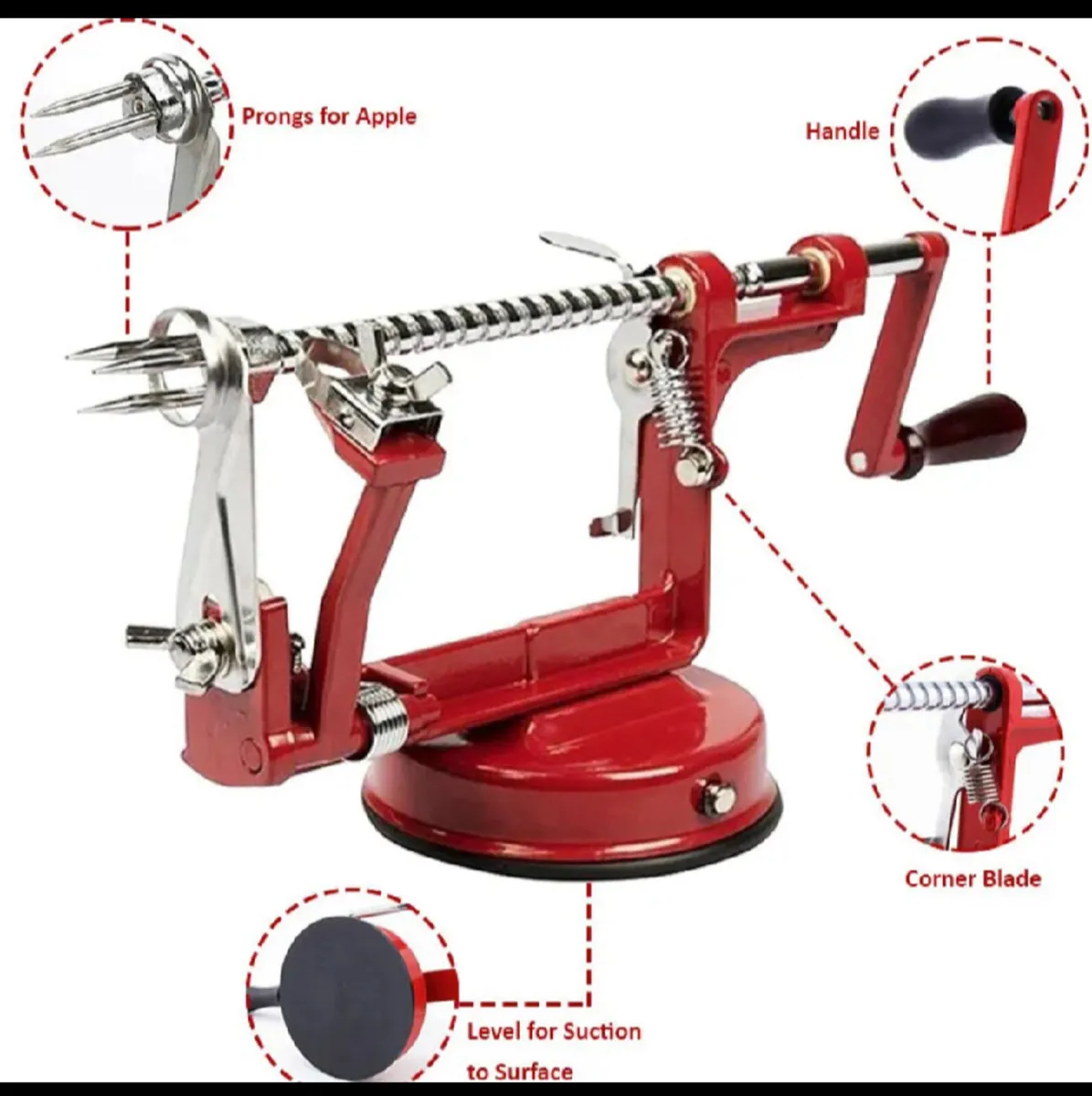 3 in 1 Apple Peeler Slicer Corer Machine - Image 2
