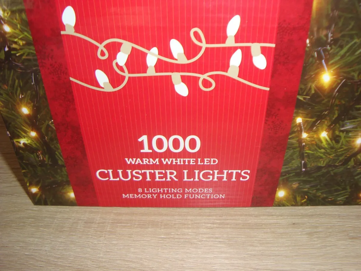 1000 warm white LED cluster lights - Image 3