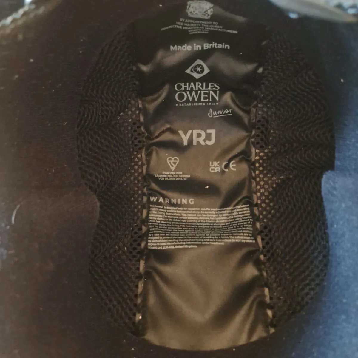 Charles Owen Junior Skull Cap - Image 3