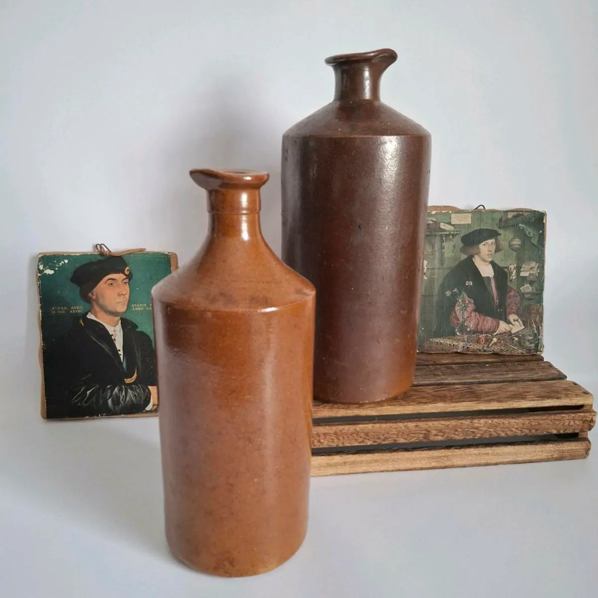 Pair of Antique Ink Bottles - Image 1