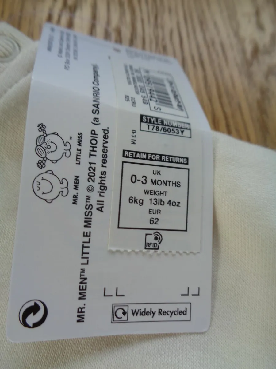 M&S Mr.Men Sweat Shirt for Sale - Image 2