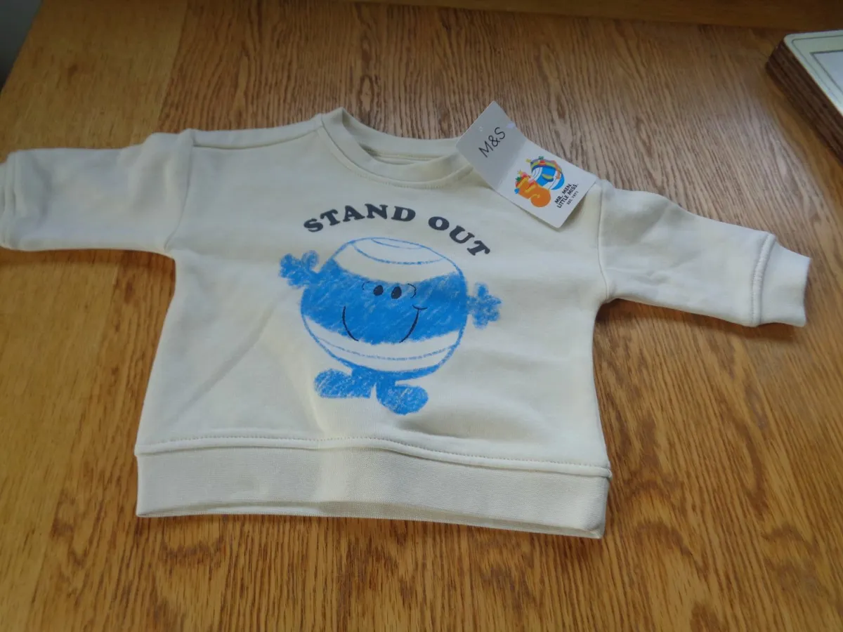 M&S Mr.Men Sweat Shirt for Sale - Image 1