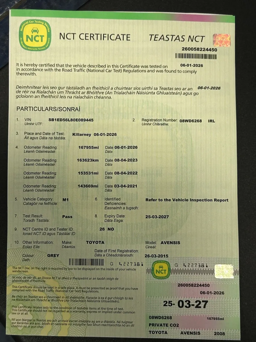 2008 Toyota Avensis D4D… Please read advert - Image 2