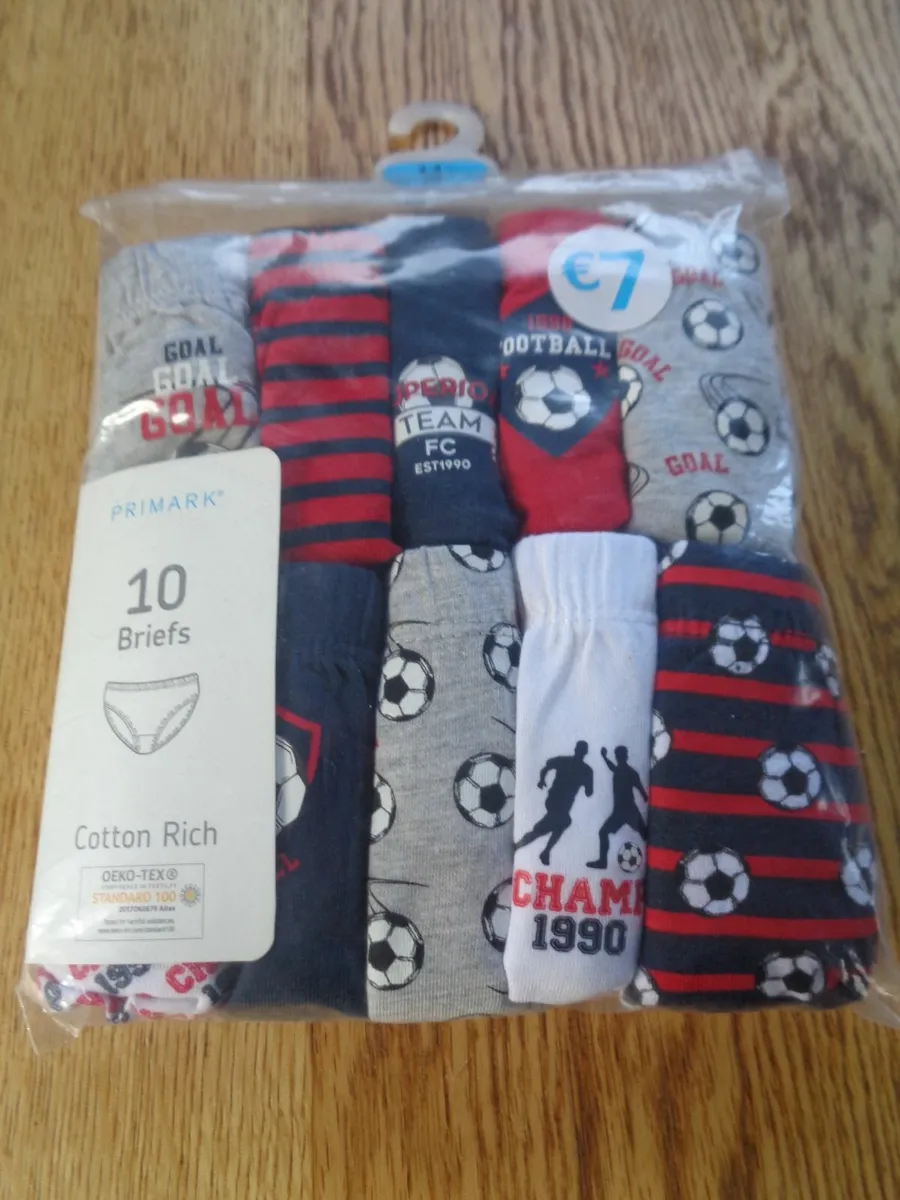 10 Pkt. Boys Briefs for Sale - Image 3