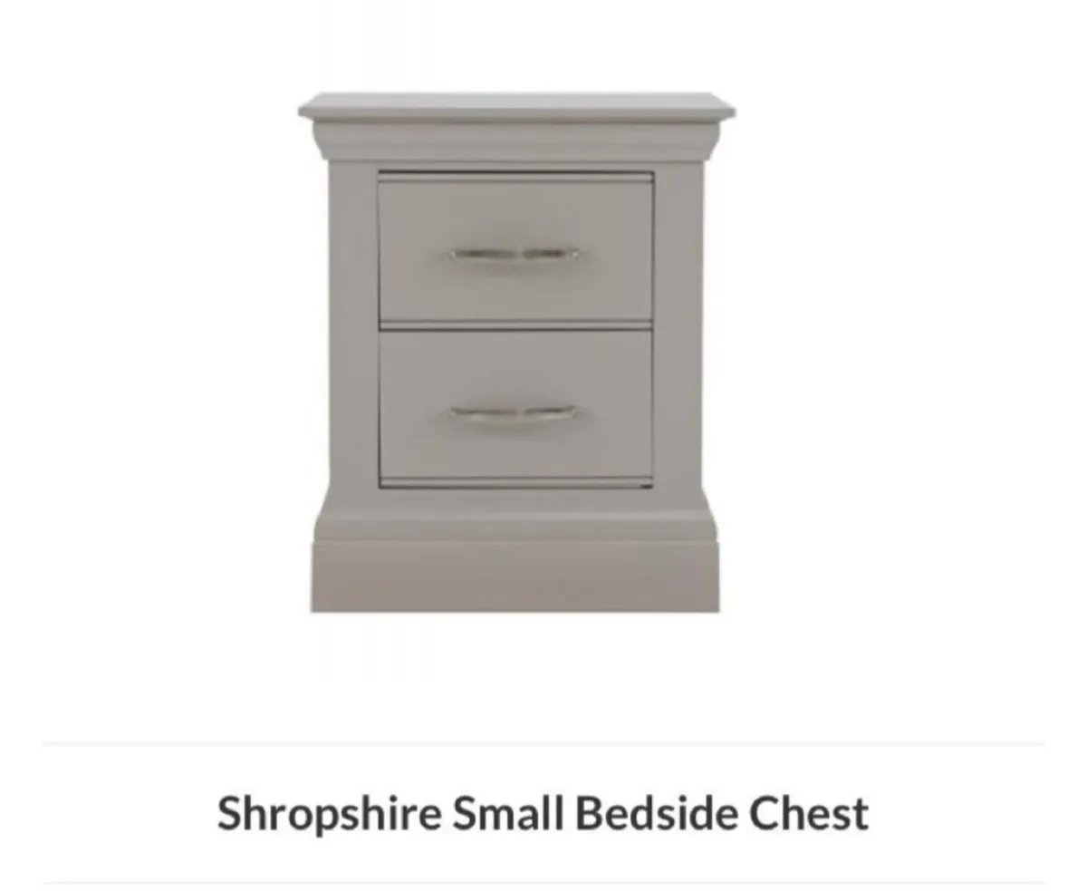 King-Size Bed frame and 2 Lockers - Image 2