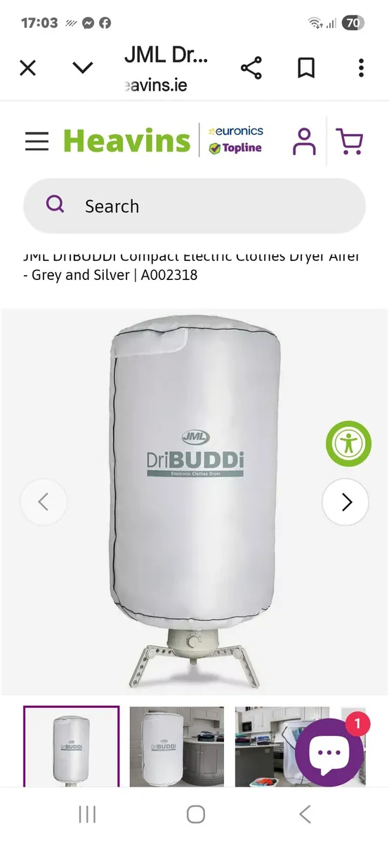 Electric clothes dryer - Image 1