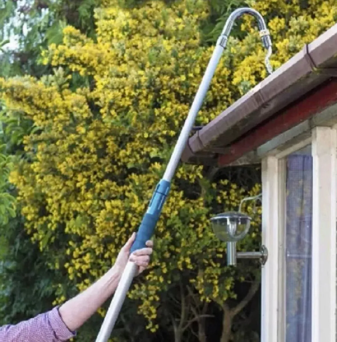 Telescopic Gutter Cleaner Pole with Hose Attach - Image 1