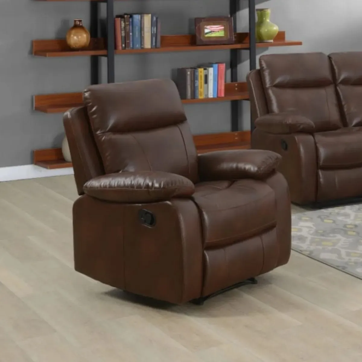 Brand new Bristol leather recliner chair