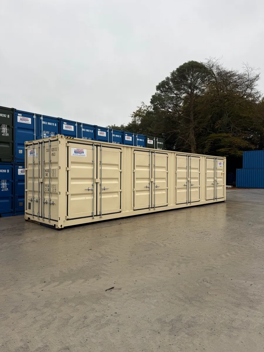40ft high cube open side container - Image 1