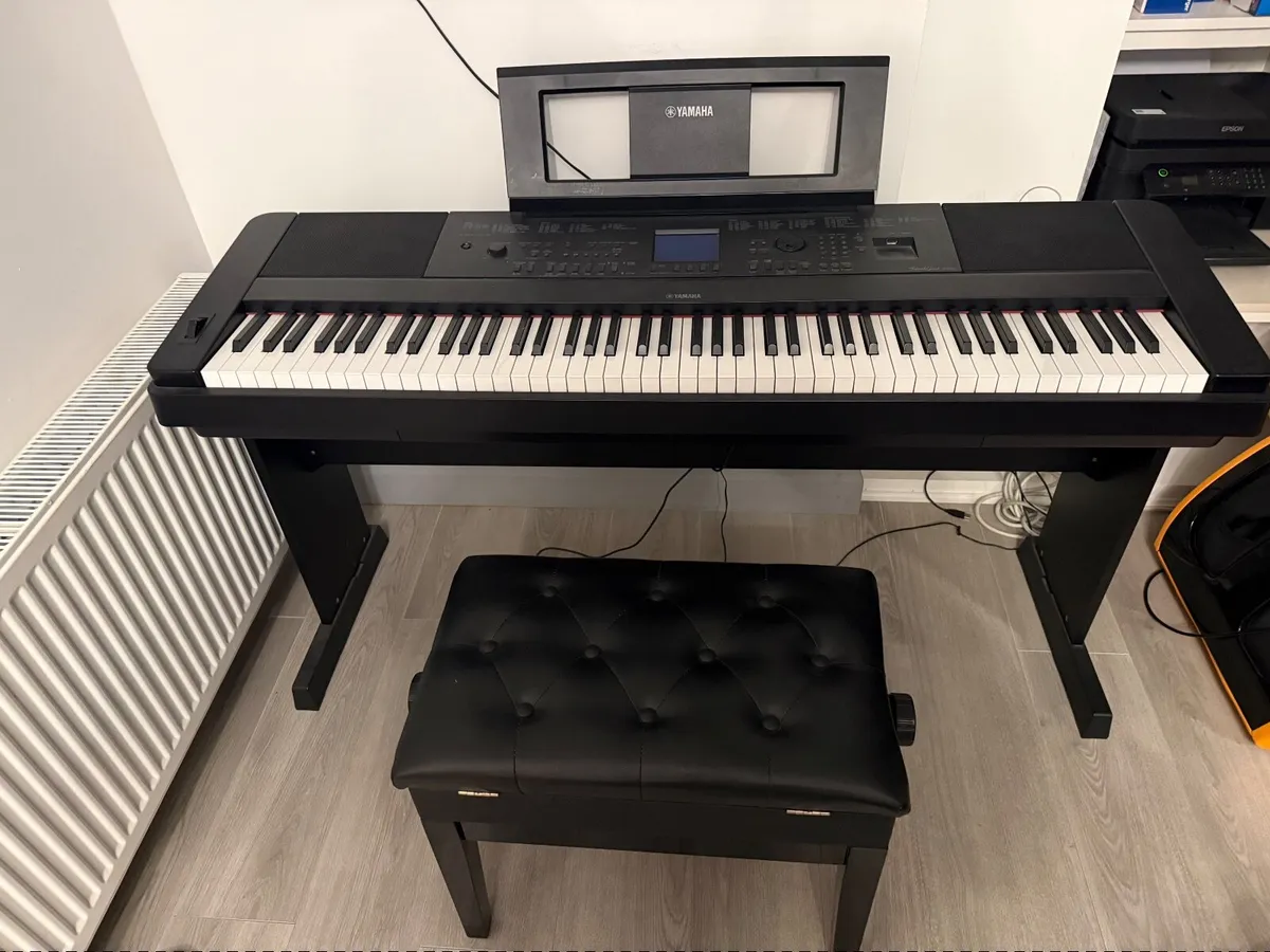 Yamaha DGX-660 Digital Piano – Stand & Bench - Image 2