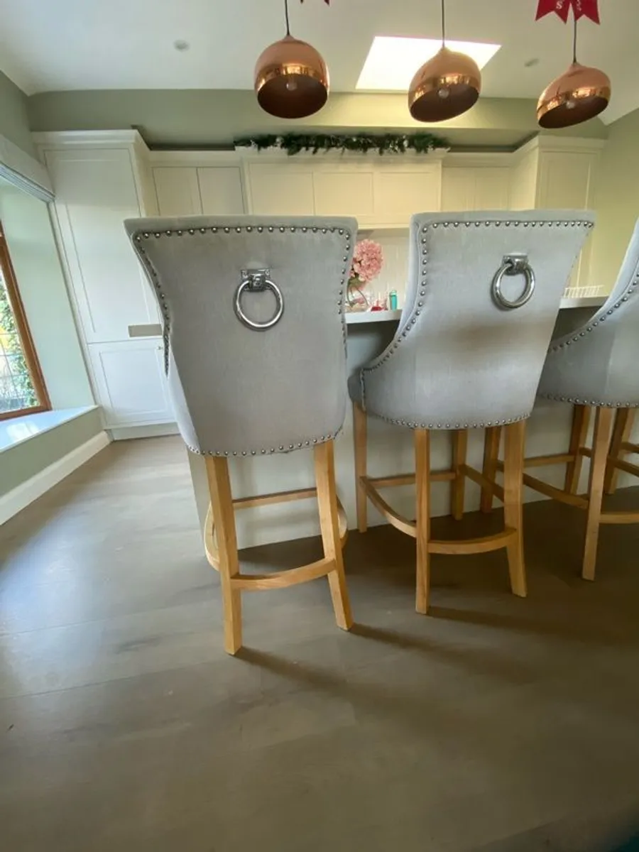 High back bar stools - Image 2