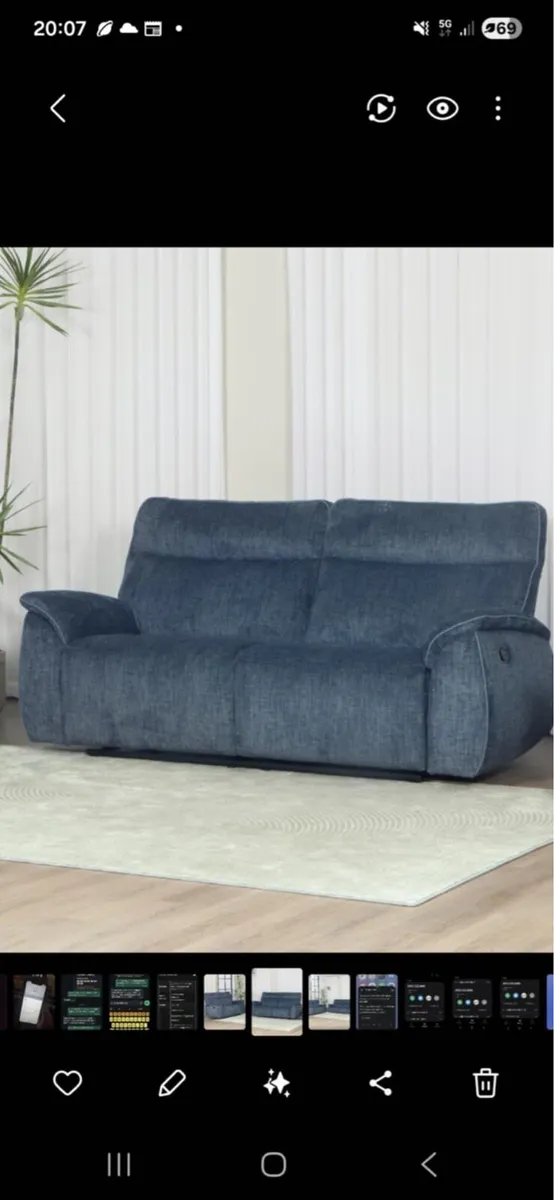 Brand new Aston recliner couch reduced