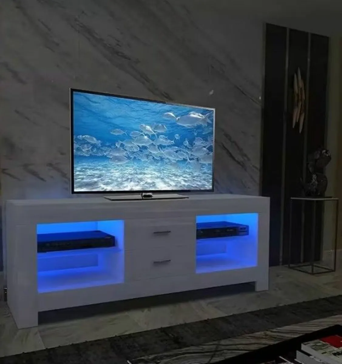 TV Unit with LED Lighting TV Stand TV Cabinet - Image 1