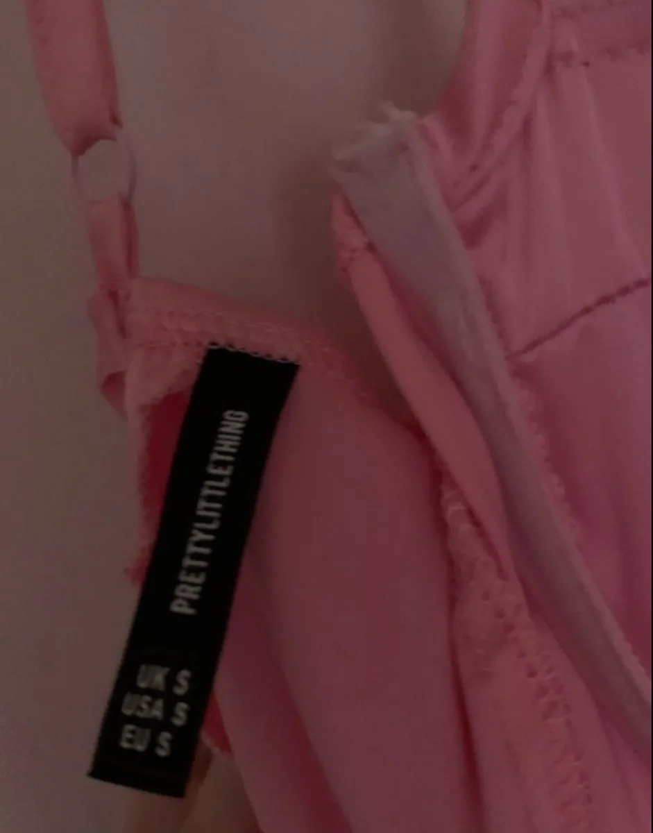 pink satin nightdress - Image 4