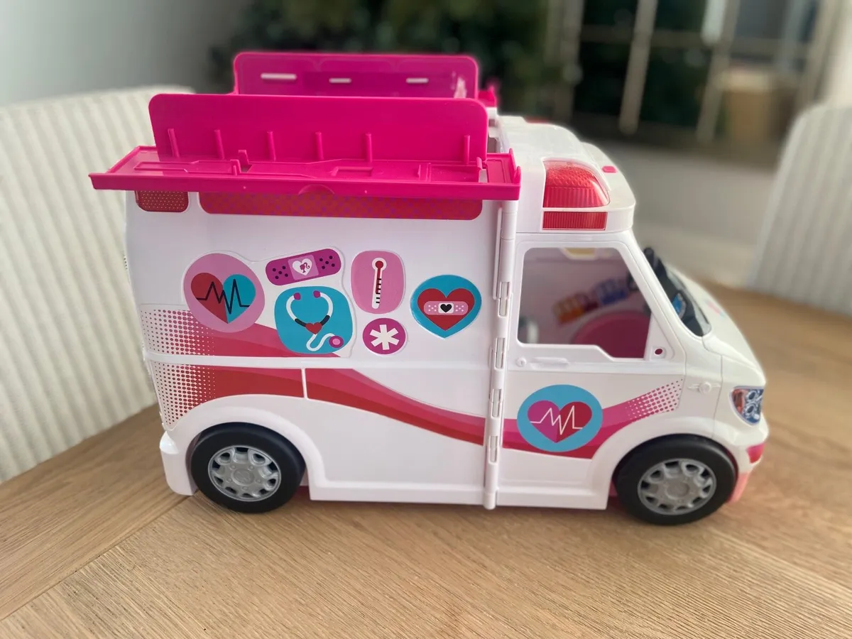 Barbie Ambulance and wheel chair - Image 1