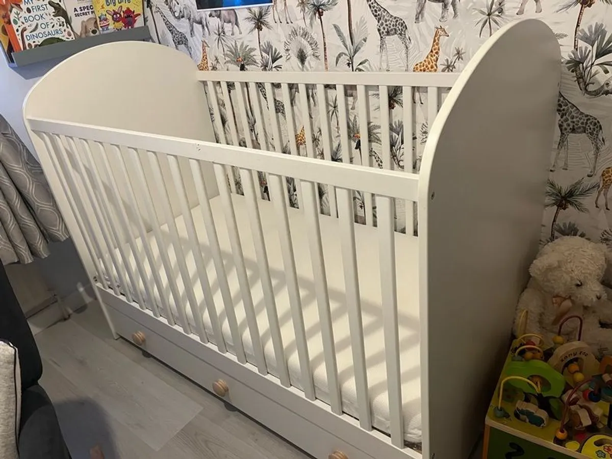 IKEA Cot / Toddler Bed & Mattress included - Image 1