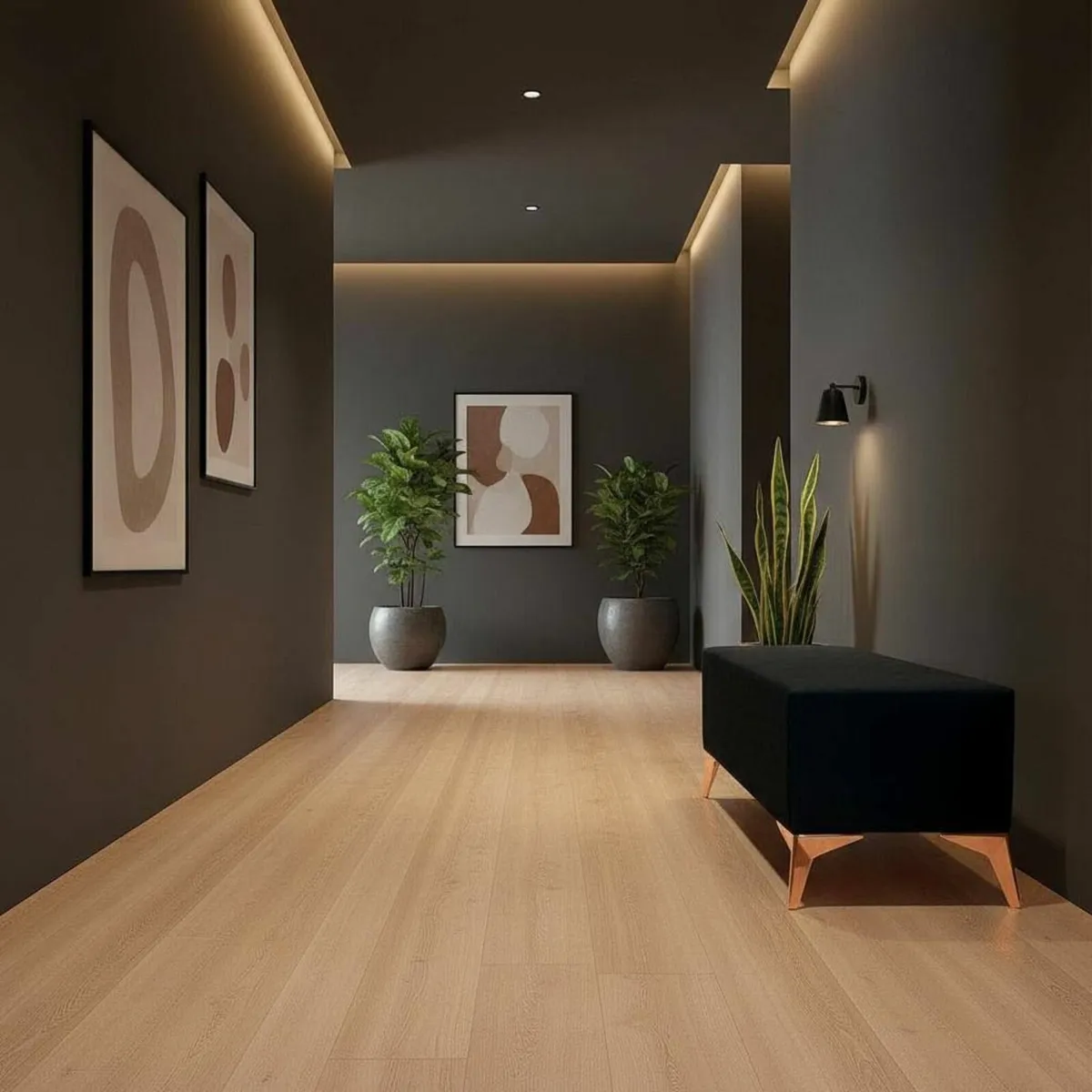 Velvet bench 120x40 black - Image 2