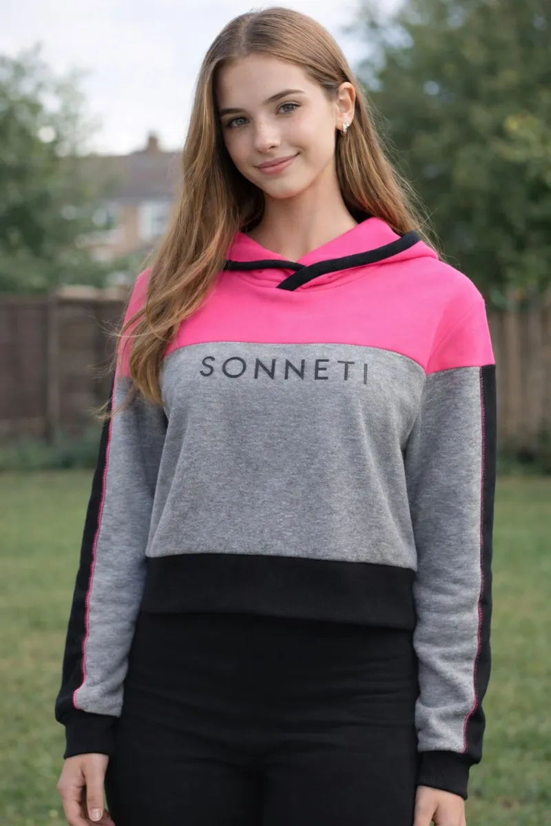Sonneti Girls Crop Hoodie: 12-14yrs - Image 1