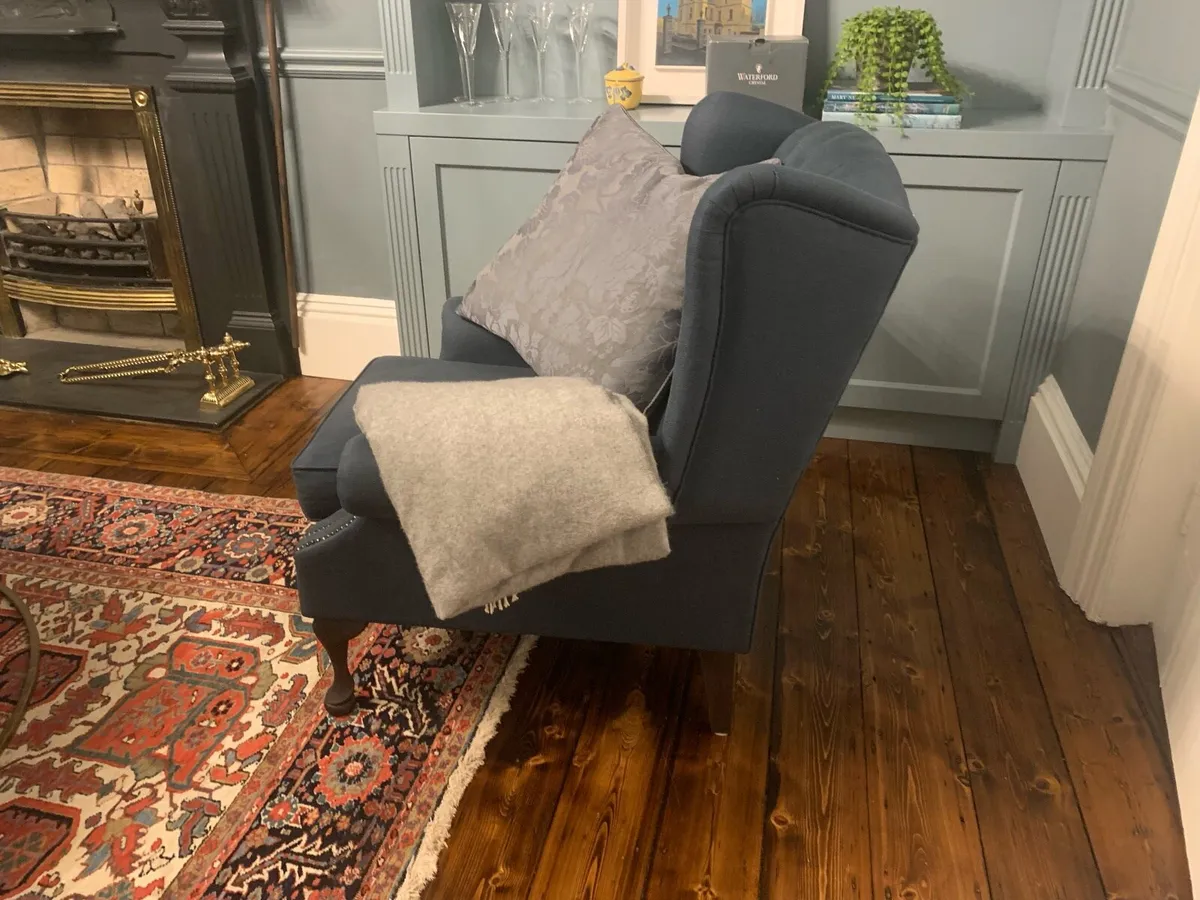 Blue wing library Chair - Image 2