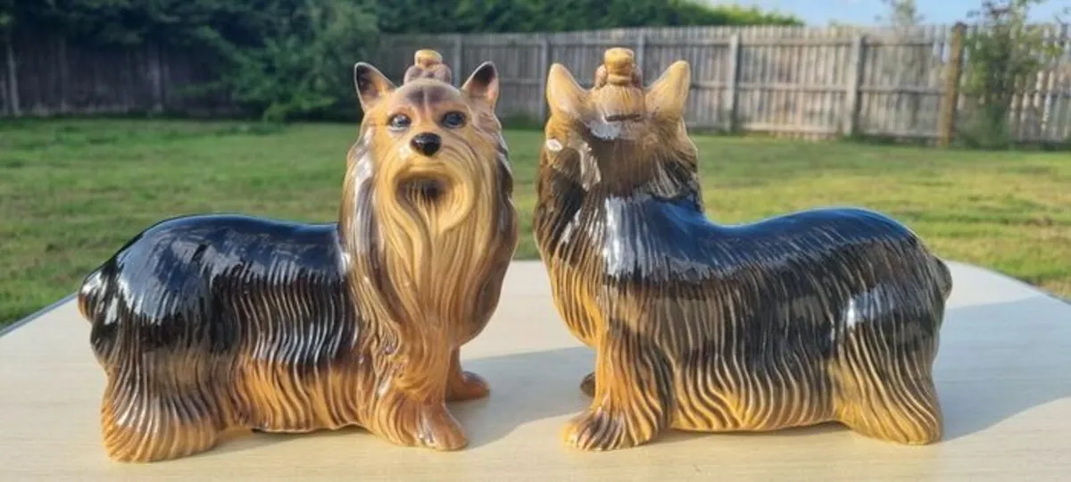 Pair Of Vintage Coopercraft Yorkshire Terrier - Image 1