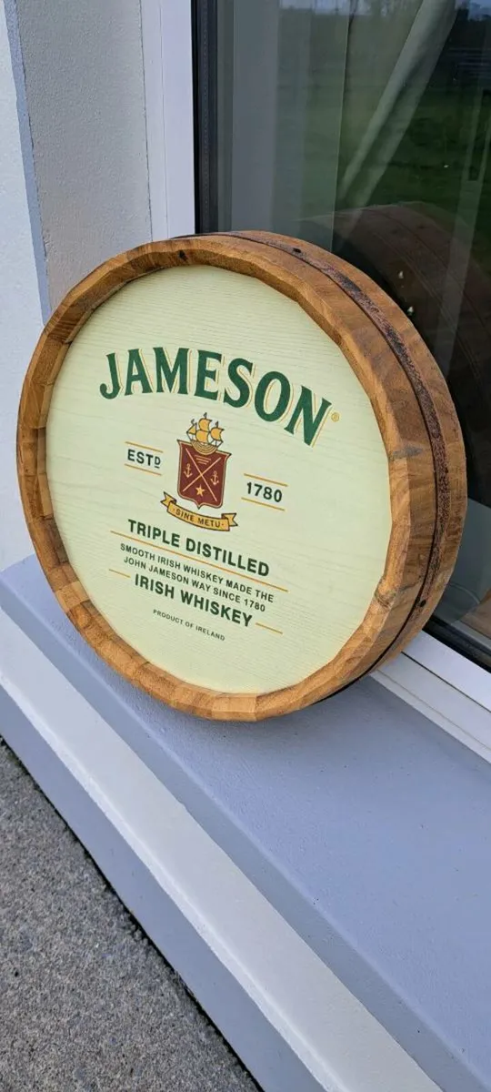 Jameson half barrel sign