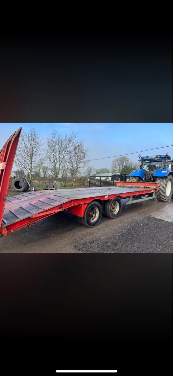 Tractor and low loader for hire - Image 1