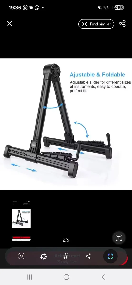Guitar and instruments floor stands - Image 2