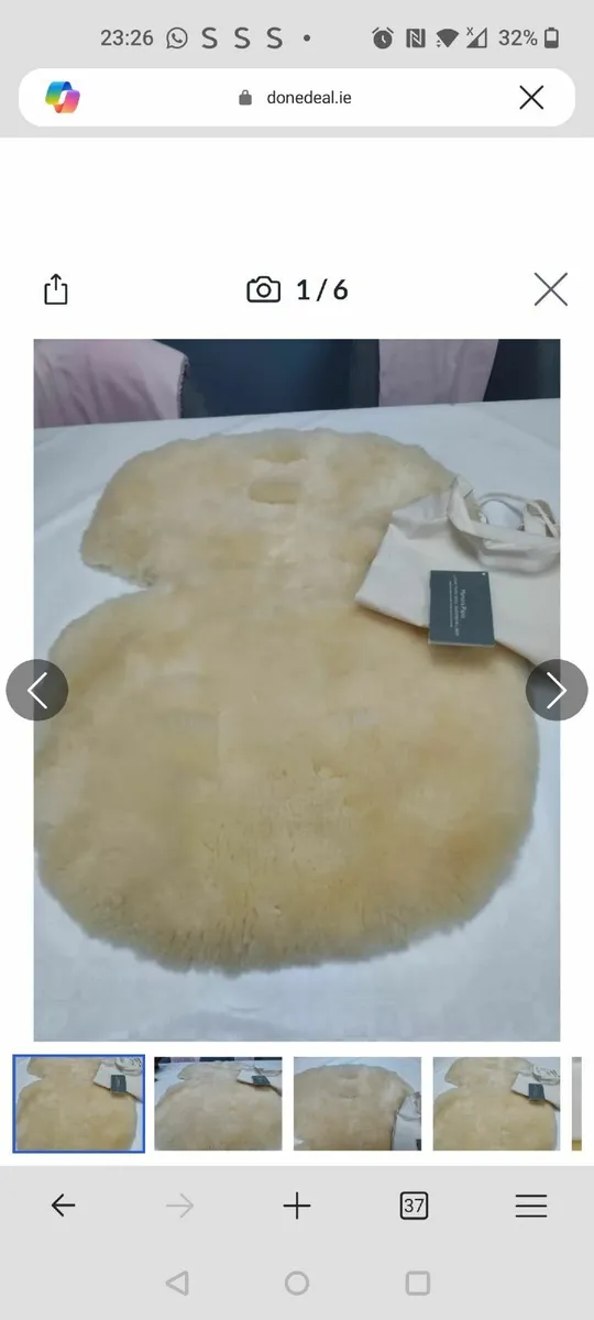 Single Stroller sheepskin liner - Image 4