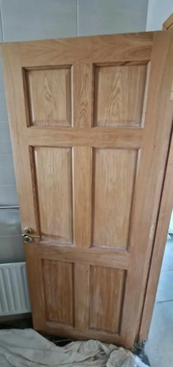 solid oak door 6 panel