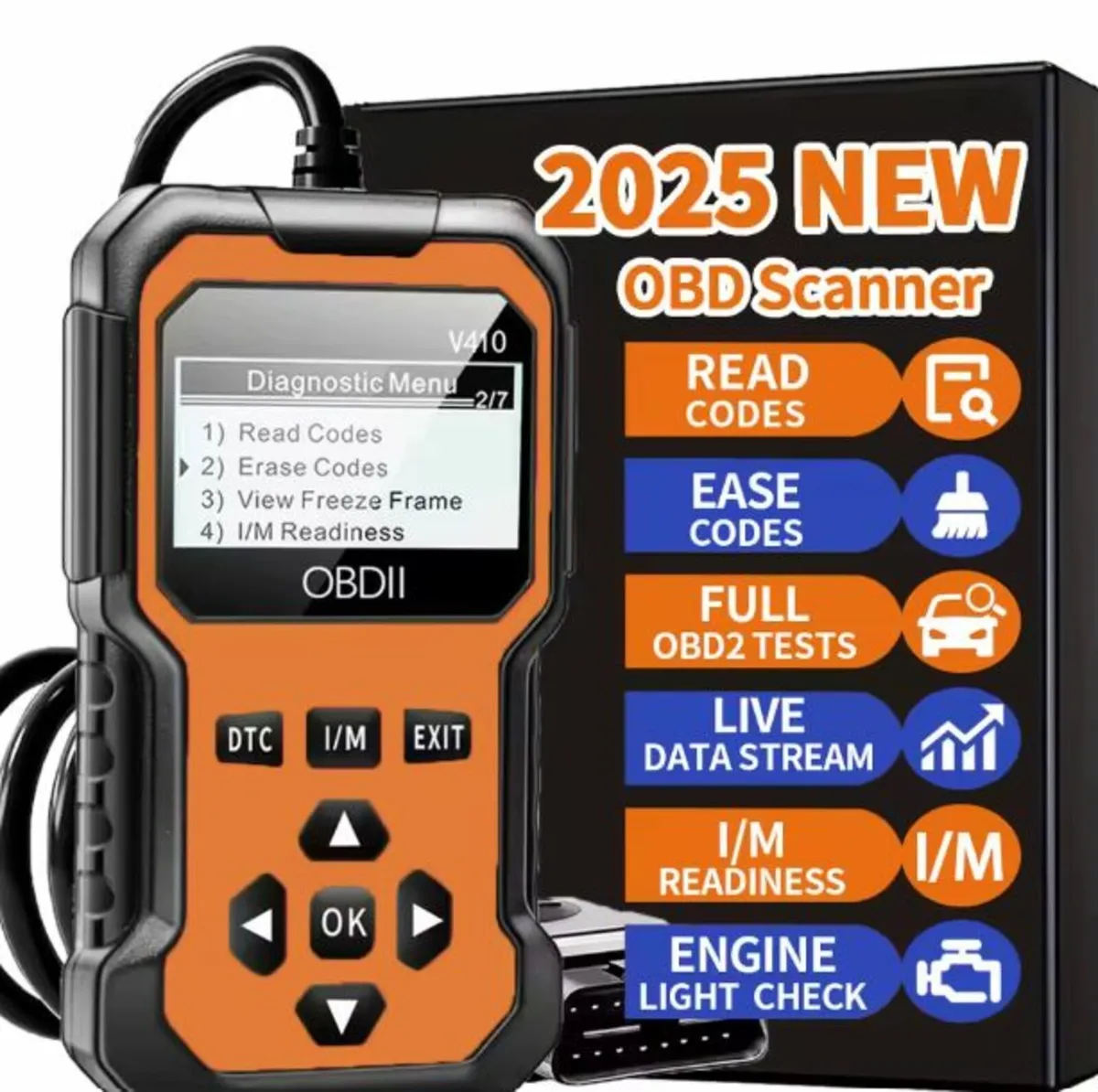 Brand New Obd2 Scanner Diagnostic Tool Fault Code