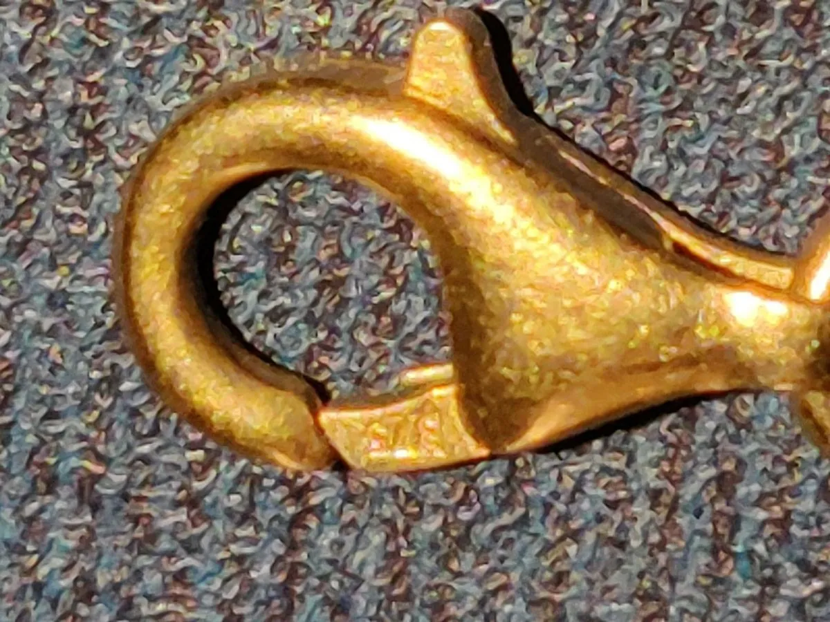 CHUNKY OVAL, 9CT SOLID Gold 8.28 Gram 8"Bracelet ! - Image 4