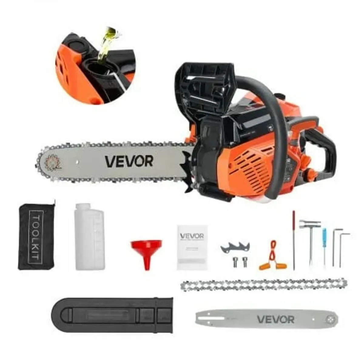 40 cc Gas Chainsaw, 14 inch Gas Powered Chainsaw, - Image 1