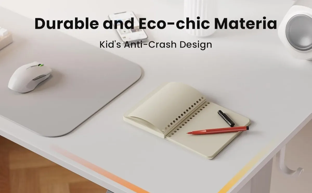 120 x 60 cm Standing Desk, Electric Height Adjusta - Image 2