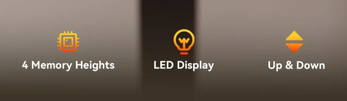 120 x 60 cm Standing Desk, Electric Height Adjusta - Image 2